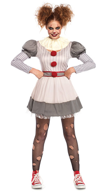 F1917 sexy clown costume for women